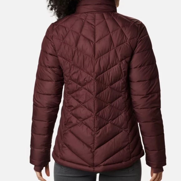 COPY - Red Columbia light weight jacket water resistant and warm! Size L - Picture 3 of 4